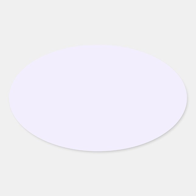 Pastel Violet 2 Oval Sticker (Front)