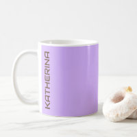 Pastel Violet Solid Colour Personalized
