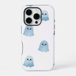 Pastel Watercolor Boo Ghost iPhone Case