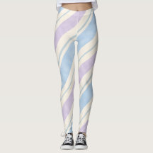 Pastel Watercolor Diagonal Stripes