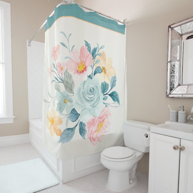 Pastel watercolor floral (In Situ)