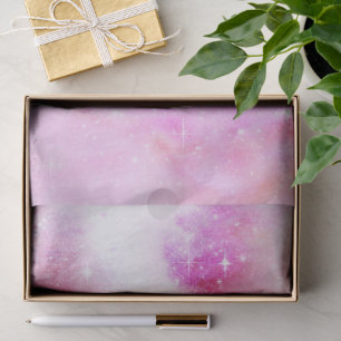 Pastel Watercolor & Galaxy Nebula Abstract Pattern Tissue Paper