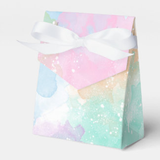 Pastel Watercolor Tent Gift Box