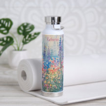 Pastel Watercolor Wildflower Meadow Name