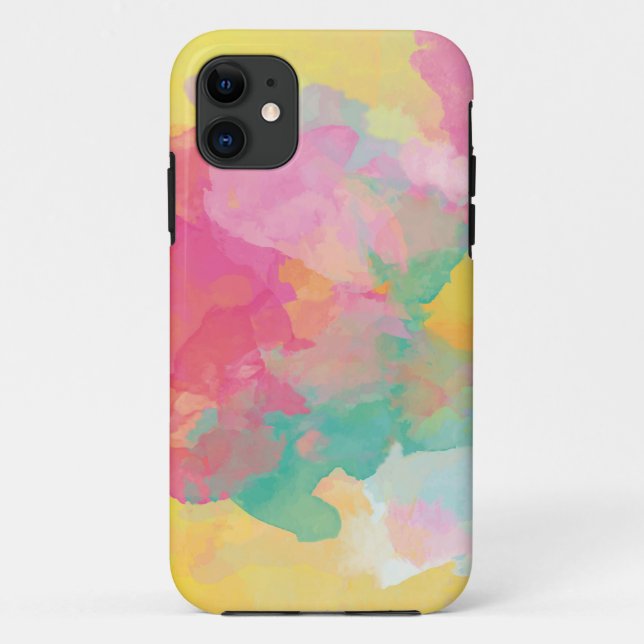Pastel Watercolors Case-Mate iPhone Case (Back)