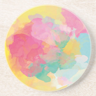 Pastel Watercolors Coaster