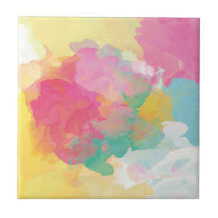 Pastel Watercolors Tile