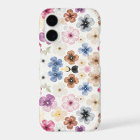 Pastel Watercolour Floral iPhone cases