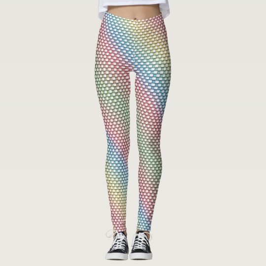 Pastel Weave Leggings