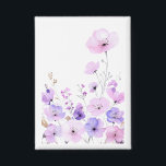 Pastel Wildflower Garden Soft Floral Bloom<br><div class="desc">Soft pastel wildflowers arranged in a calm botanical composition. Delicate petals and light watercolor textures create a gentle nature atmosphere inspired by spring gardens and blooming meadows.</div>