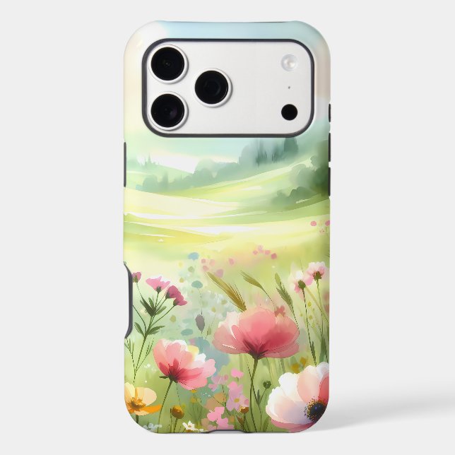 Pastel Wildflower Meadow Landscape (Back)