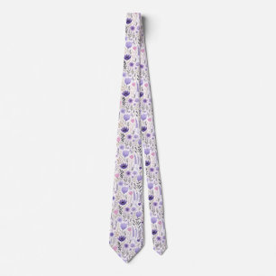 Pastel Wildflowers Tie