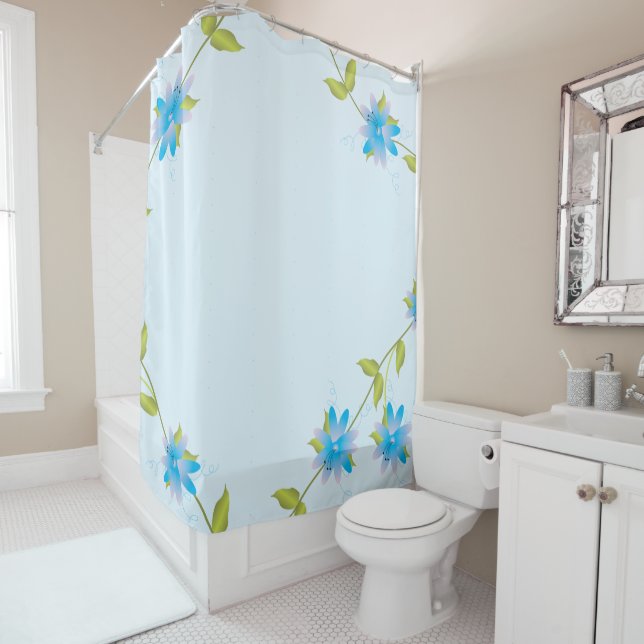 Pastel With Bright Blue Floral (In Situ)