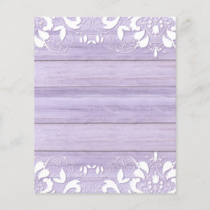 Pastel Wood Grain and White Lace Scrapbook Paper