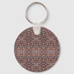 Pastel Wooden Beads Blanket Keychain
