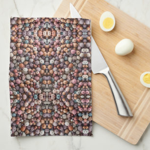 Pastel Wooden Beads Blanket Kitchen Towel