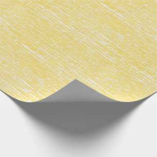 Pastel Yellow Crackle Wrapping Paper