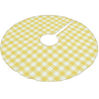Pastel Yellow Gingham Buffalo Check Plaid Pattern