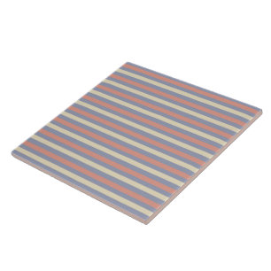 Pastel yellow, orange and blue stripes tile