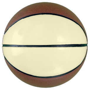 Pastel Yellow Solid Colour   Classic   Elegant Basketball