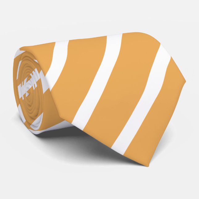 pastel yellow striped tie (Rolled)