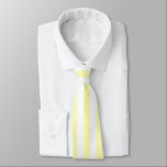 Pastel Yellow Stripes Solid Colour Summer Vacay  Tie<br><div class="desc">Lovable light spring pastel yellow striped colour. Minimalist simple modern trendy chic style pastel aestethic in delicate yellow solid colour. Pastel yellow home decor, pastel yellow aesthetic decor, pastel yellow kitchen, pastel yellow colour. Pastel yellow spring summer neck tie. Classic vintage retro pastel yellow and white coloured stripes pattern, trendy...</div>