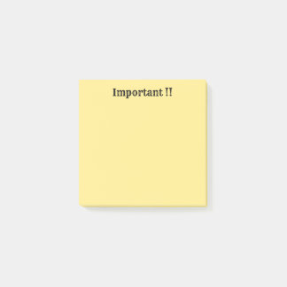 Pastel Yellow Sunset Post-it Notes