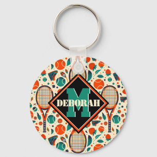 Pastel Yellow 🎾Vintage Tennis Delight🎾 Keychain