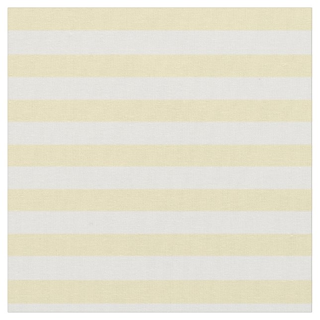 Pastel Yellow & White Striped Fabric (Close Up)