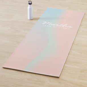 Pastel yoga mat