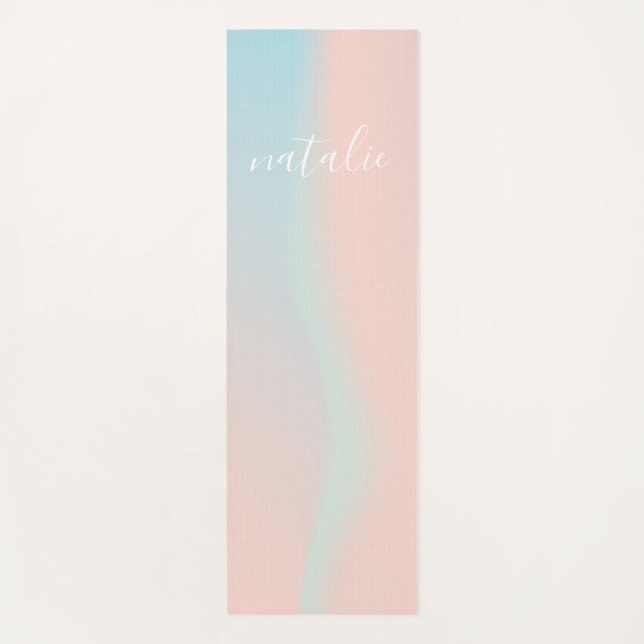 Pastel yoga mat (Front)