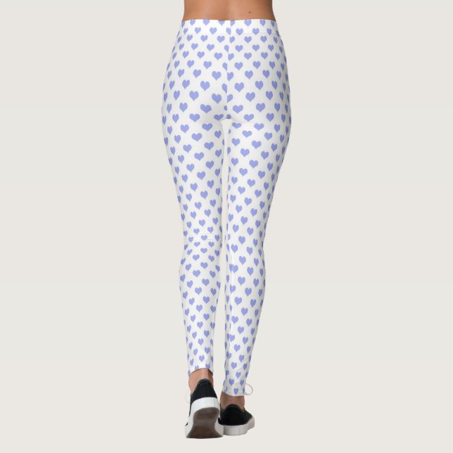 Pastelcore heart pattern leggings (Back)