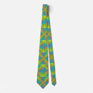 pastell color square game tie