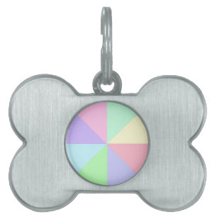 Pastels Bone Shaped Pet Tag