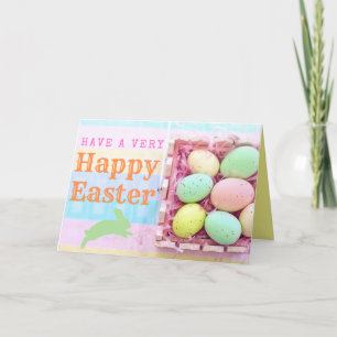 Pastels Happy Easter Card