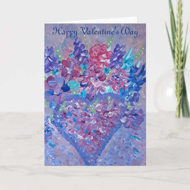 Pastels of Love Holiday Card (Front)