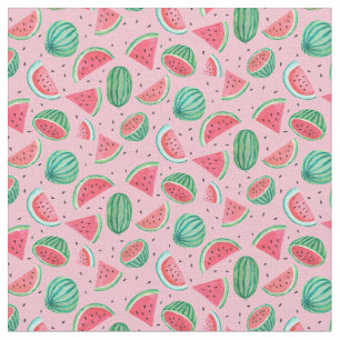 Pastèque   Fruit Tropical Été   Tissu