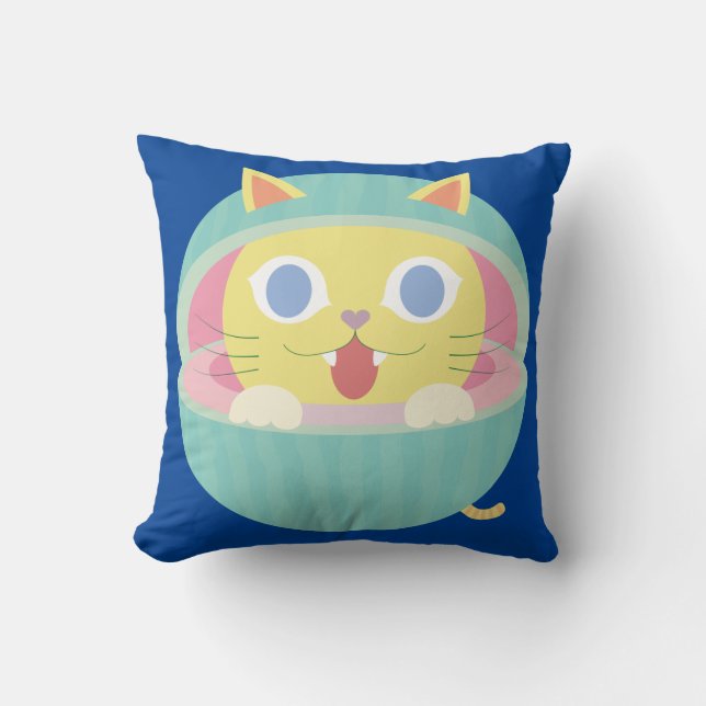 pastèque kitty coussin (Recto)