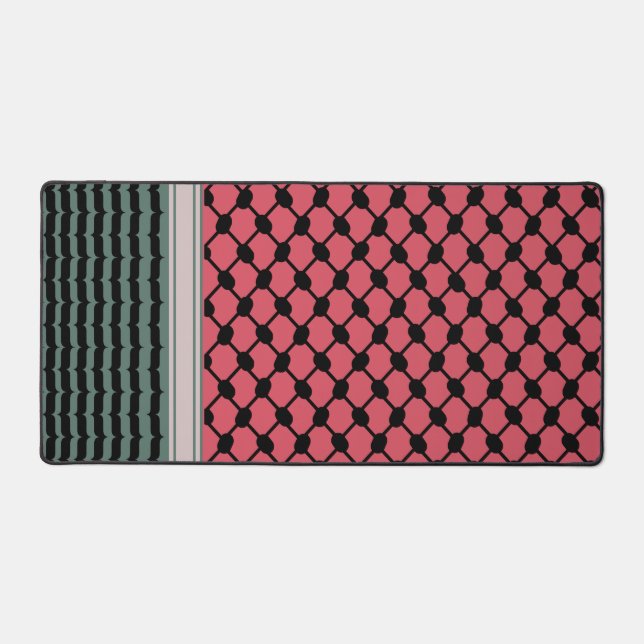 Pastèque palestinienne Hatta Keffiyeh Kufiya Folk (Recto)