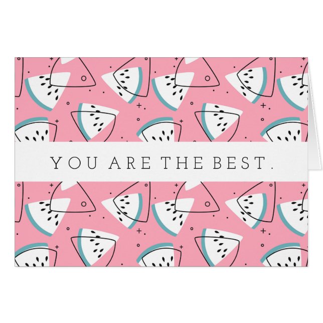 Pastèques colorées d'aquarelle (Devant horizontal)