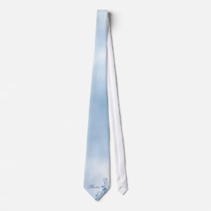 Pasteur - Cravate masculine : Sky Blue Elegance