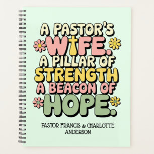 ✝️ Pasteur's Femme Planificateur Appréciation Idée
