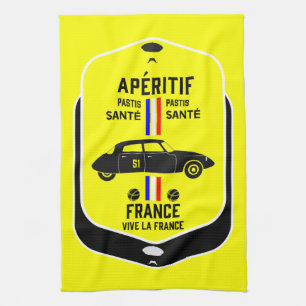 Pastis de Marseille France Kitchen Towel