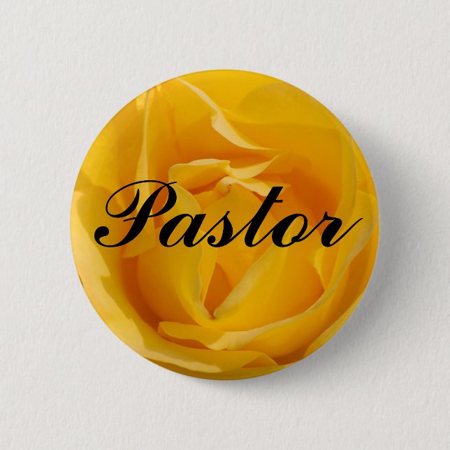 Pastor 2 Inch Round Button (Front)