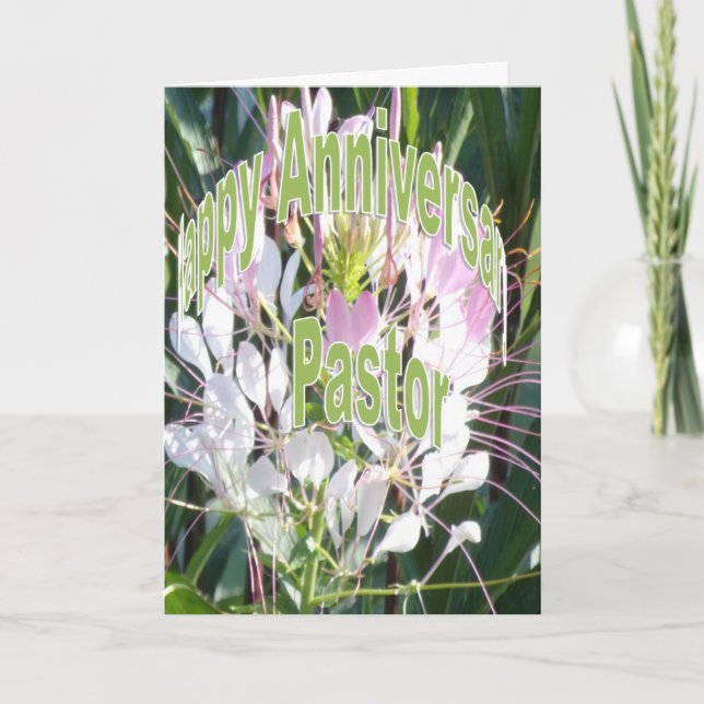 Pastor Anniversary Card (Front)