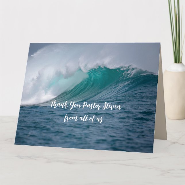 Pastor Appreciation From Congregation Card (Front)