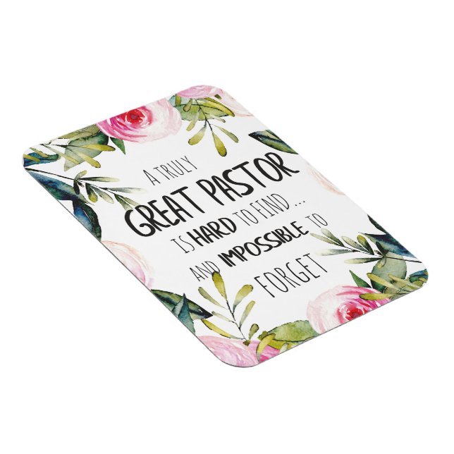 Pastor appreciation Gift Pastor Thank you quote Magnet (Right Side)