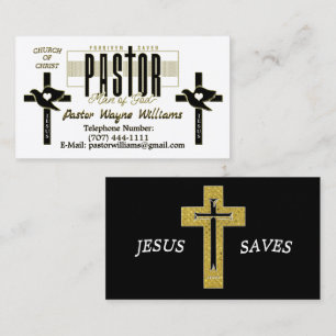 Pastor/Church Personalized Business Card