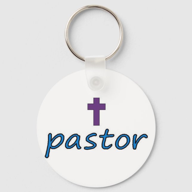 Pastor Cross2 Keychain (Front)