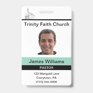Pastor Custom Badge